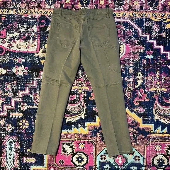 Weatherproof Pants Mens 36x32 Green 5-Pocket Tech Utility Straight Fit - Picture 2 of 4
